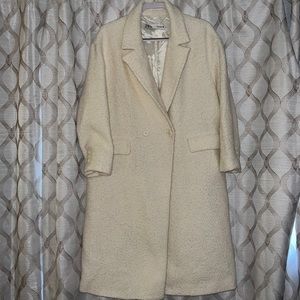 Cream Zara Coat
